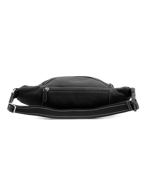 Sac banane  cuir félin hexagona - Kiabi