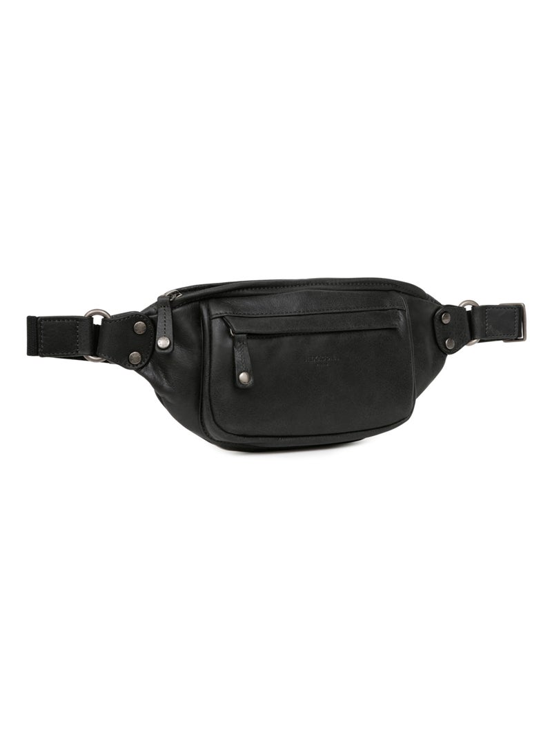 Sac banane  Cuir INSTINCT Noir - Kiabi
