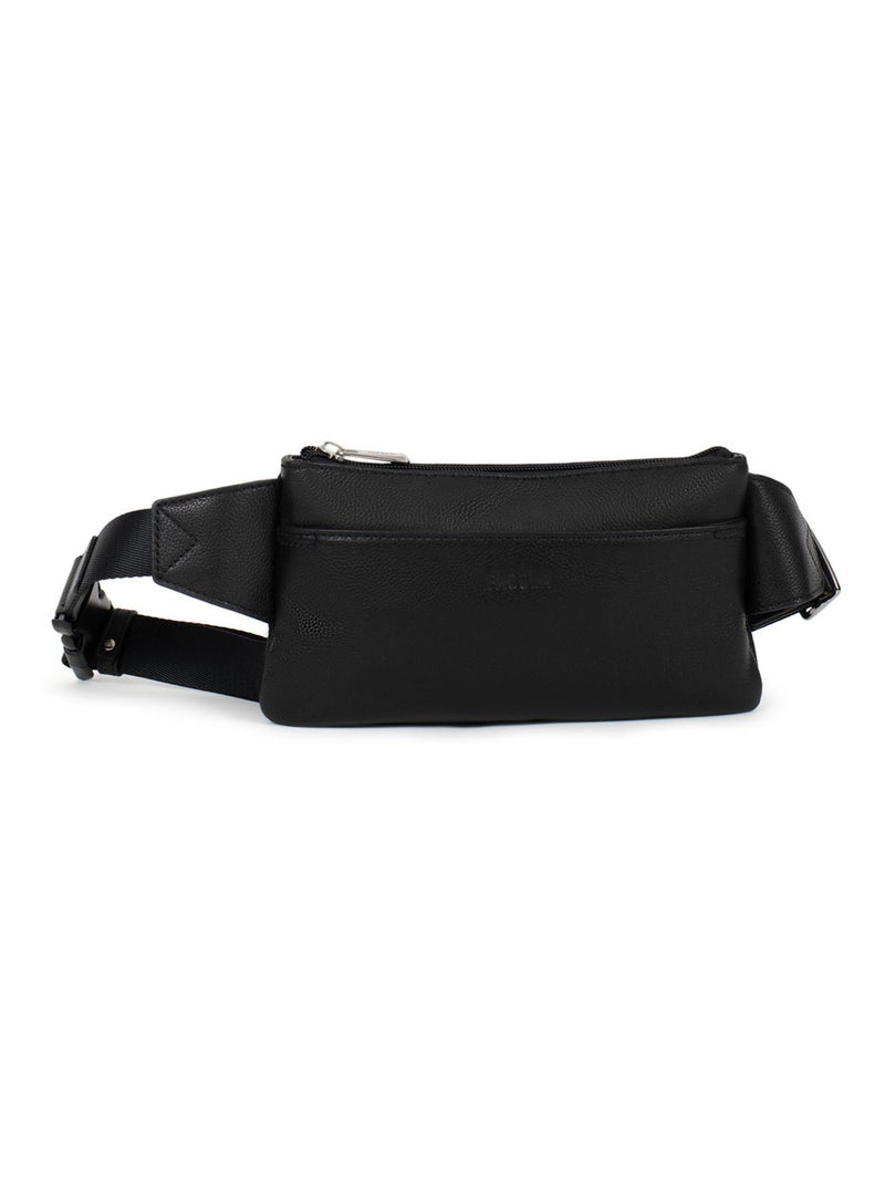 Sac banane Cuir Marta Femme Noir - Kiabi