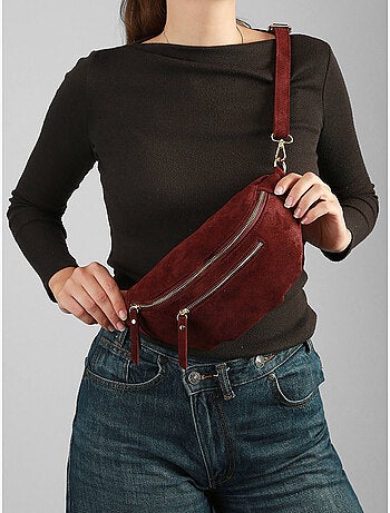 Sac banane cuir milano cuir de vachette