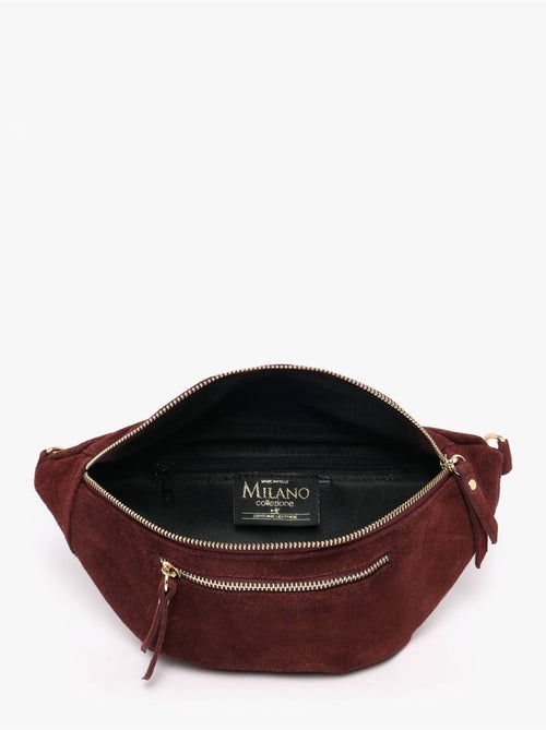 Sac banane cuir milano cuir de vachette - Kiabi Sac banane cuir milano cuir de vachette - Kiabi