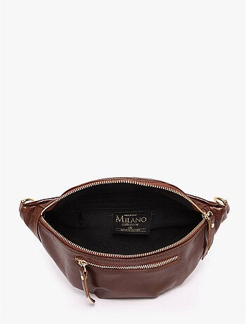 Sac banane cuir milano cuir de vachette