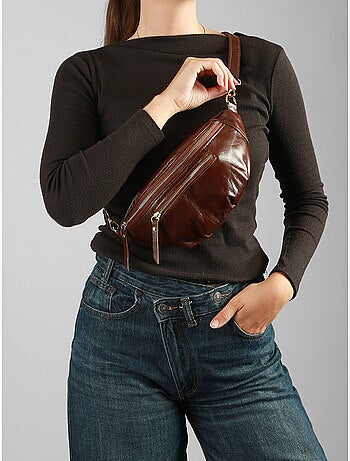 Sac banane cuir milano cuir de vachette