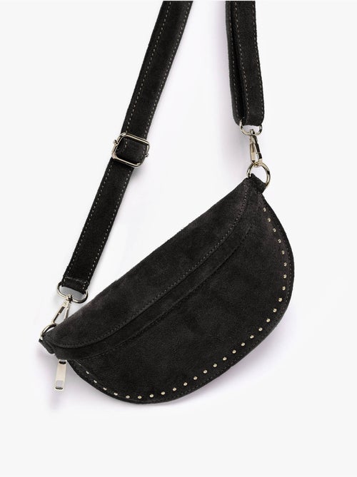 Sac banane cuir milano cuir de vachette - Kiabi