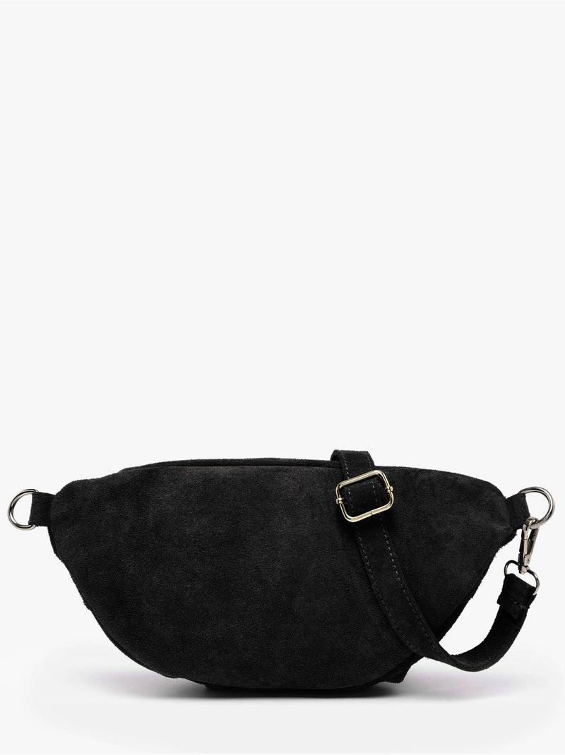 Sac banane cuir milano cuir de vachette Noir Noir - Kiabi