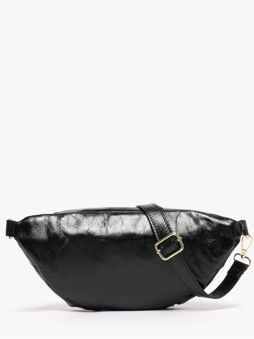 Sac banane cuir milano cuir de vachette - Kiabi