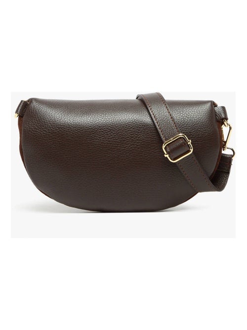 Sac banane cuir milano cuir de vachette - Kiabi