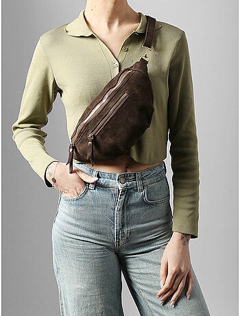 Sac banane cuir milano cuir de vachette