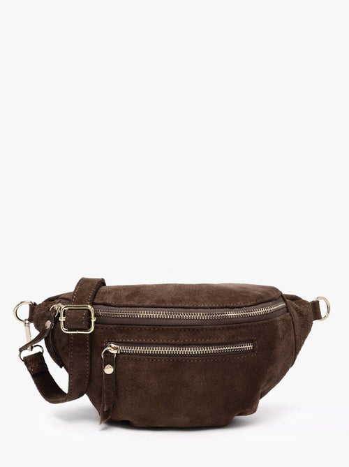 Sac banane cuir milano cuir de vachette - Kiabi