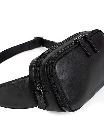 Sac banane cuir soft studio hexagona