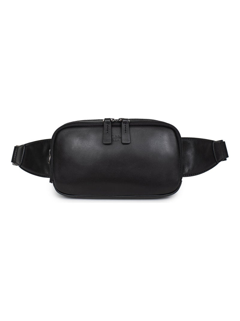 Sac banane  Cuir SOFT STUDIO Noir - Kiabi