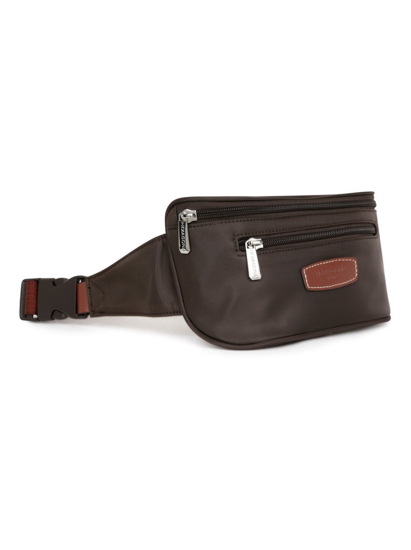 Sac banane diversité hexagona Marron foncé - Kiabi