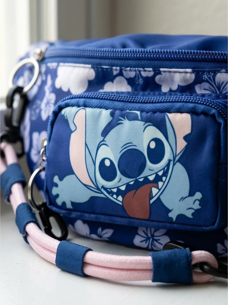 Sac banane en polyester stitch disney Bleu - Kiabi