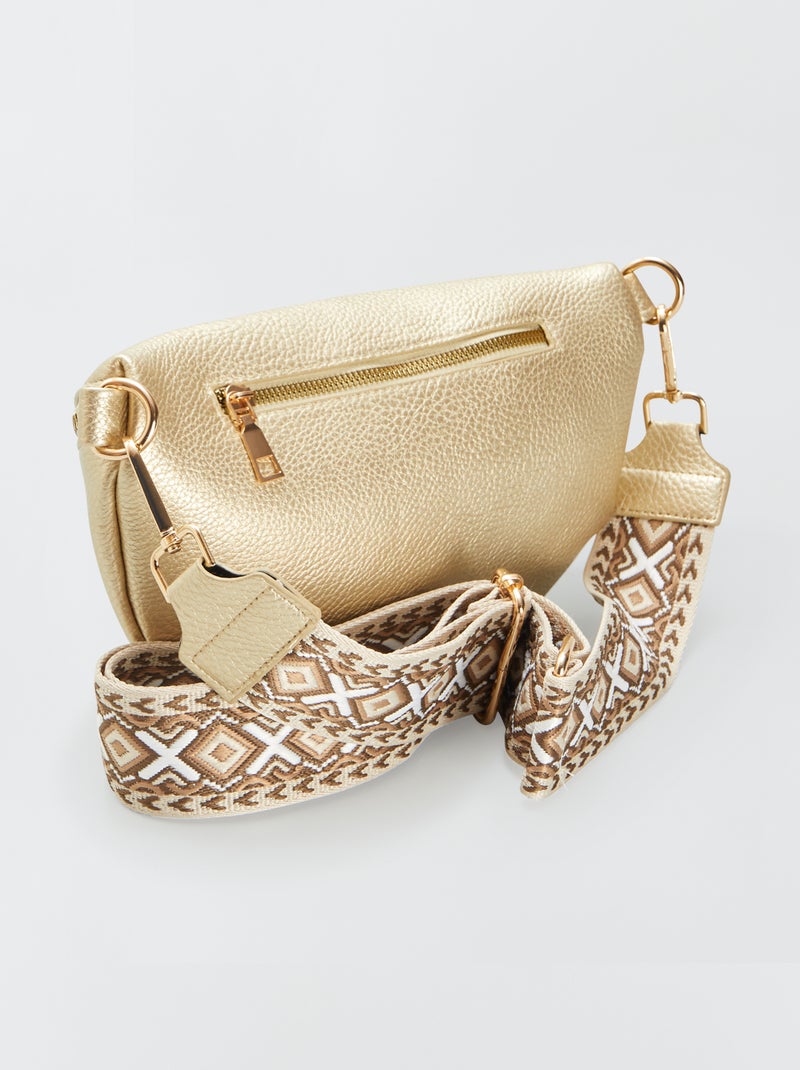Sac banane en simili Doré - Kiabi