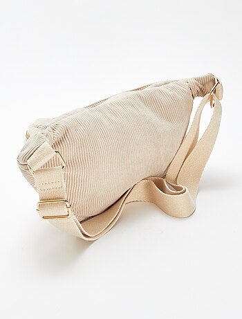 Sac banane en velours côtelé