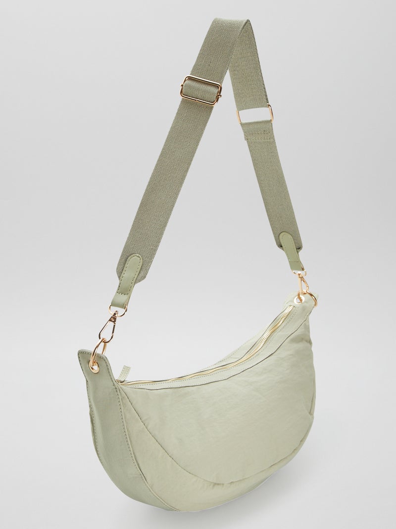 Sac banane en velours côtelé Noir - Kiabi