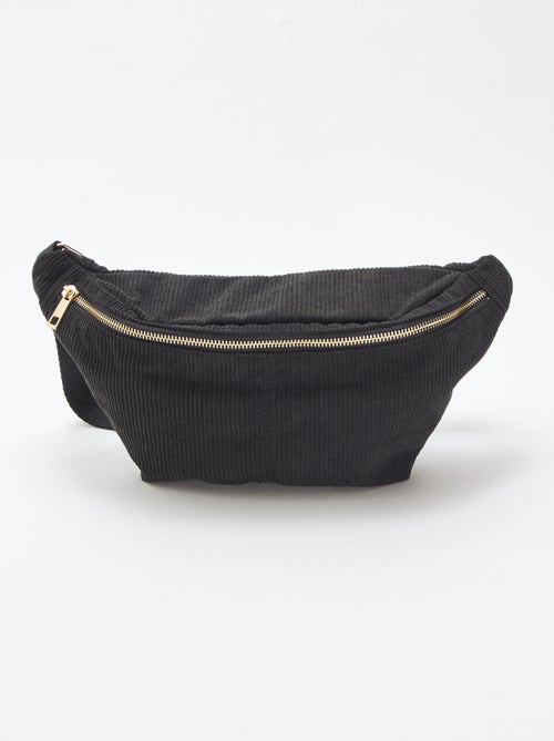 Sac banane en velours côtelé - Kiabi