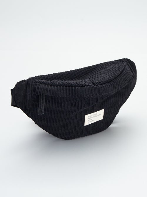 Sac banane en velours côtelé - Kiabi