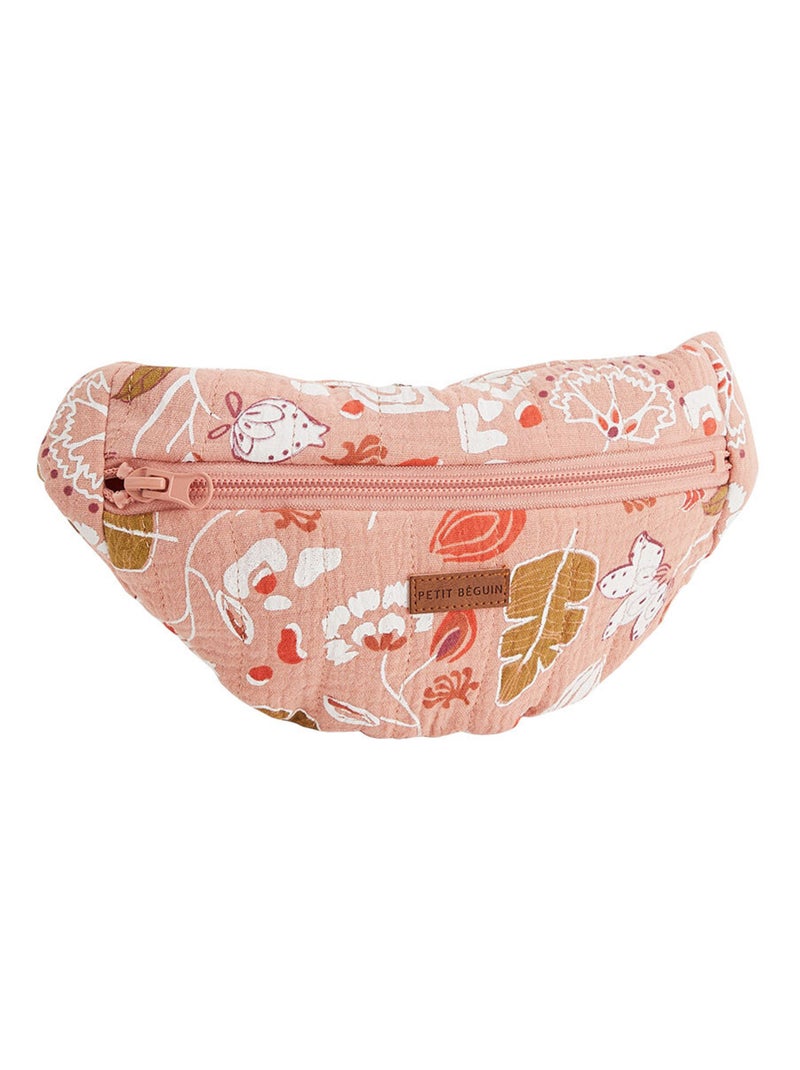 Sac banane enfant en gaze de coton Mindanao Rose - Kiabi