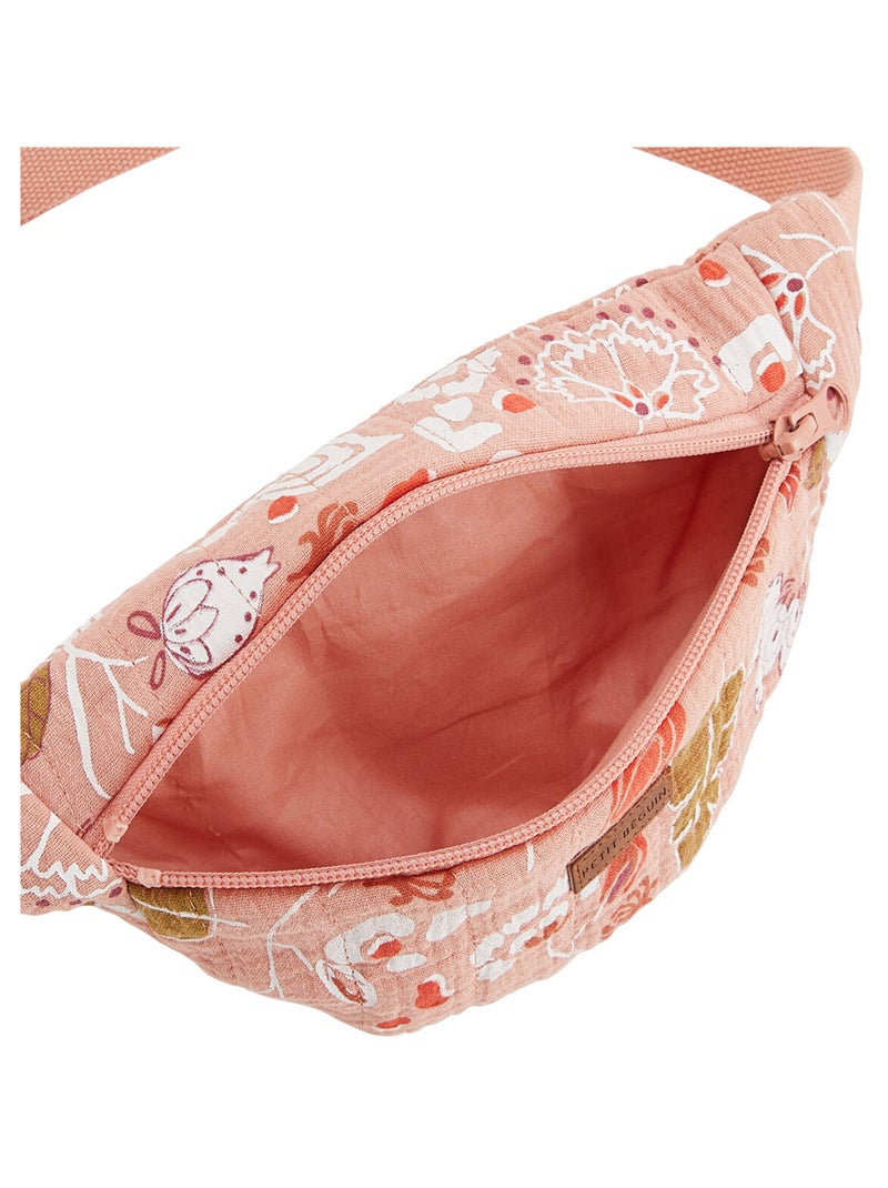 Sac banane enfant en gaze de coton Mindanao Rose - Kiabi