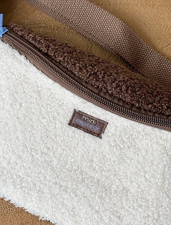 Sac banane enfant en sherpa Cracotte