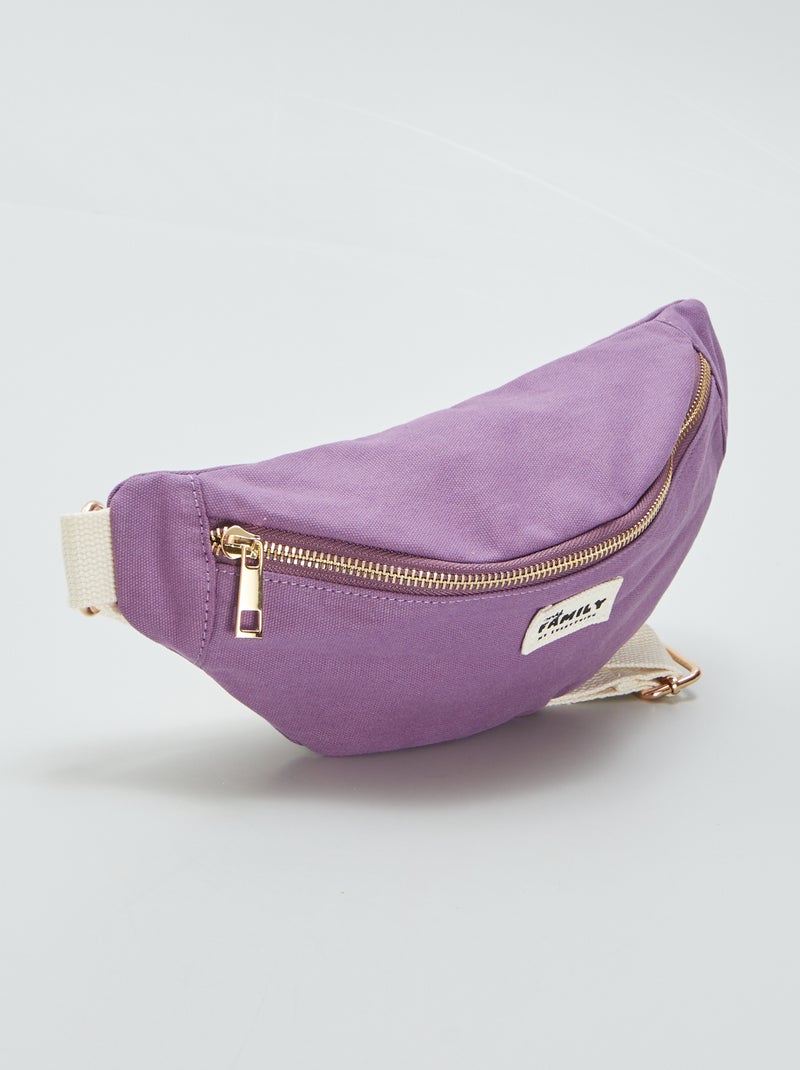 Sac banane 'Family' Violet - Kiabi