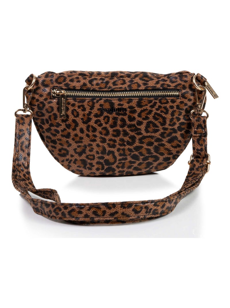 Sac banane  femme Isotoner Noir Marron - Kiabi