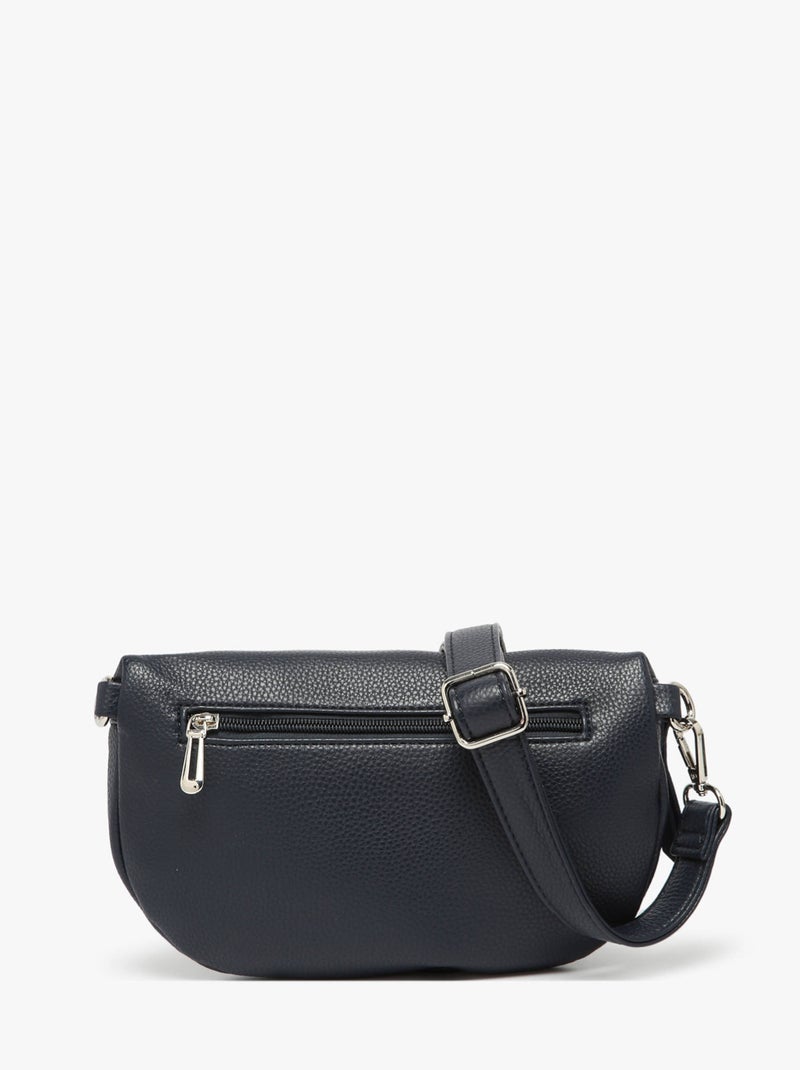 Sac banane flora & co toile enduite Bleu - Kiabi