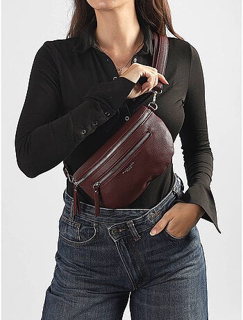 Sac banane flora & co toile enduite