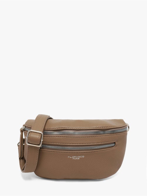 Sac banane flora & co toile enduite - Kiabi
