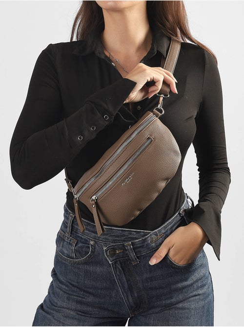 Sac banane flora & co toile enduite - Kiabi