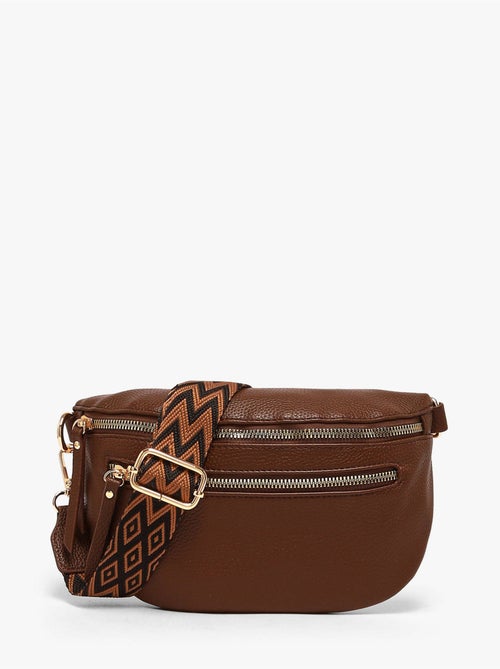 Sac banane gallantry toile enduite - Kiabi