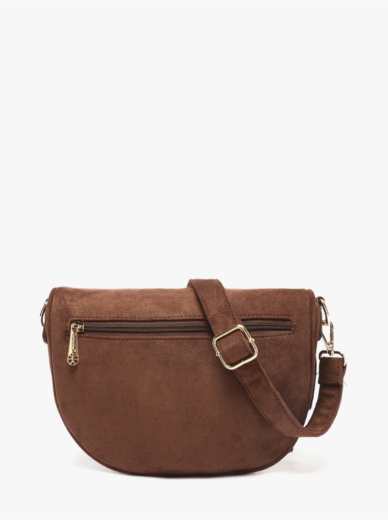 Sac banane gallantry toile enduite Marron caramel - Kiabi