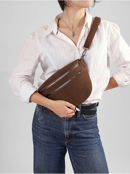 Sac banane gallantry toile enduite - Kiabi Sac banane gallantry toile enduite - Kiabi