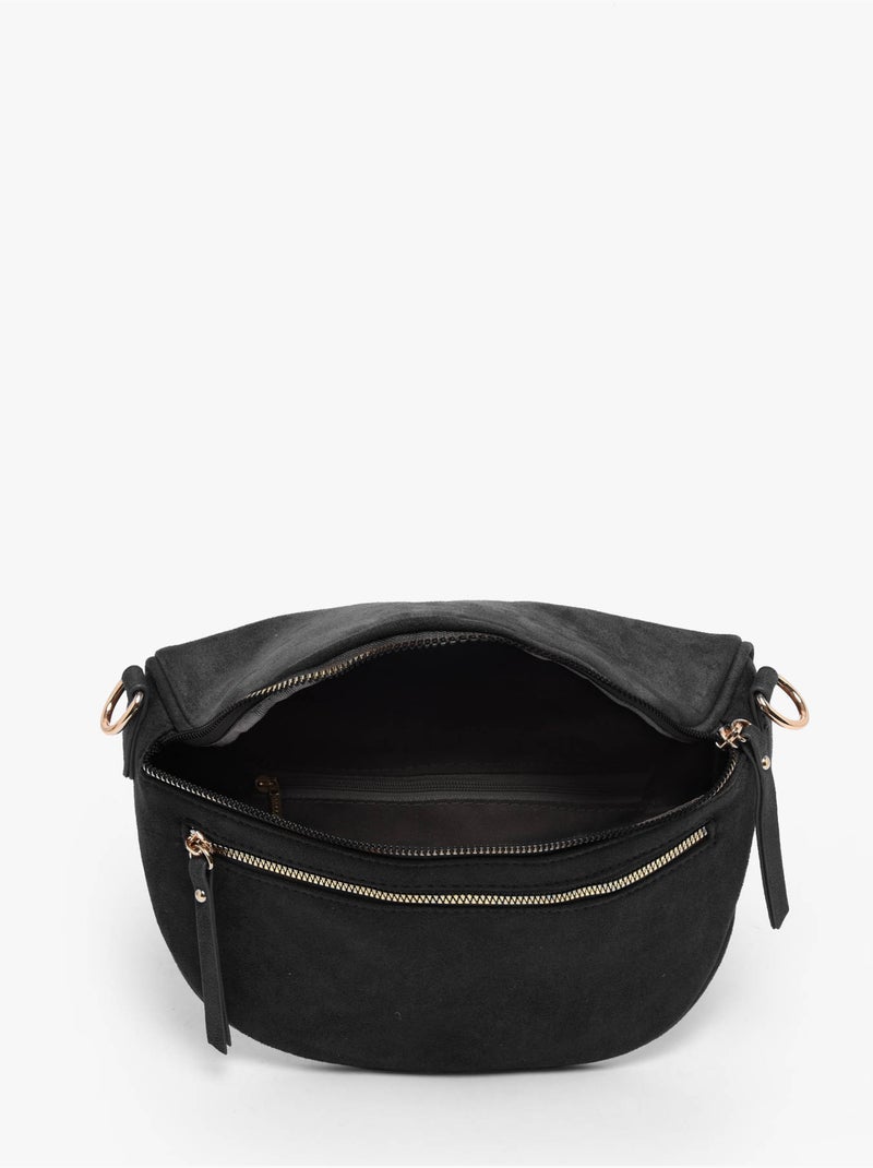 Sac banane gallantry toile enduite Noir - Kiabi