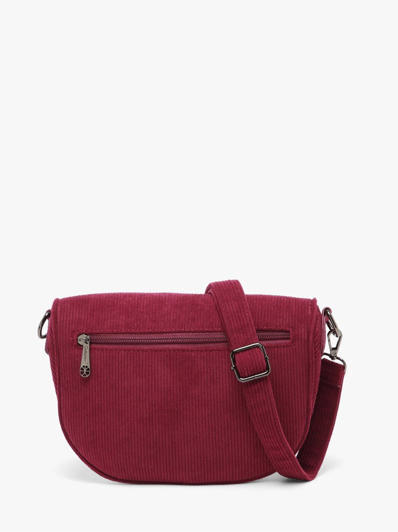 Sac banane gallantry toile enduite Rouge brique - Kiabi
