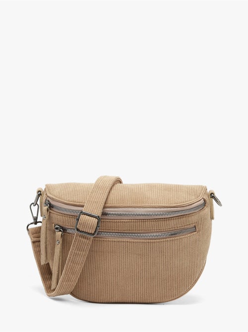 Sac banane gallantry toile enduite - Kiabi