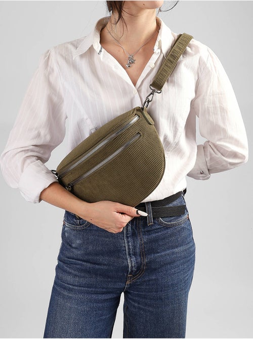 Sac banane gallantry toile enduite - Kiabi Sac banane gallantry toile enduite - Kiabi