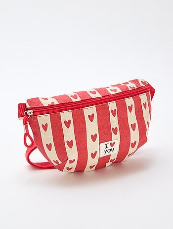 Sac Banane imprimé cœurs 'Agathe Sorlet x Kiabi' - Saint-Valentin