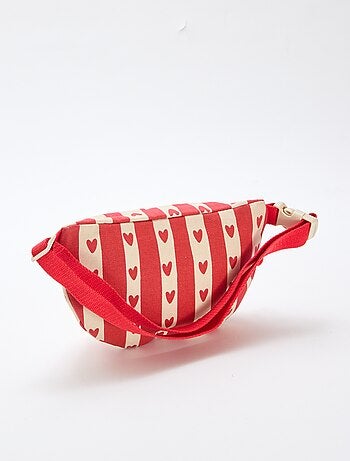 Sac Banane imprimé cœurs 'Agathe Sorlet x Kiabi' - Saint-Valentin