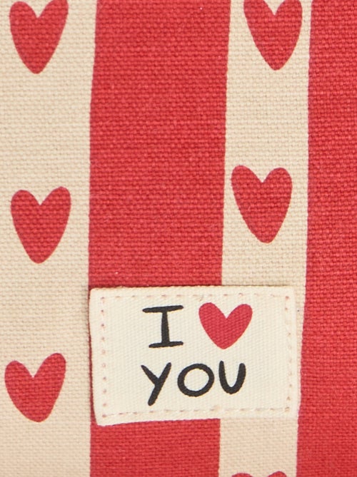 Sac Banane imprimé cœurs 'Agathe Sorlet x Kiabi' - Saint-Valentin - Kiabi
