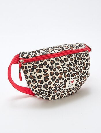 Sac Banane imprimé léopard 'Agathe Sorlet x Kiabi' - Saint-Valentin