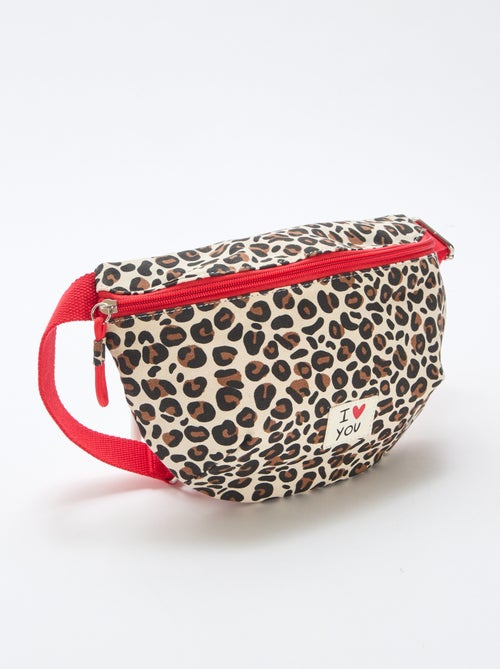 Sac Banane imprimé léopard 'Agathe Sorlet x Kiabi' - Saint-Valentin - Kiabi