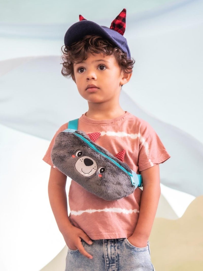 Sac banane Louis le loup Gris - Kiabi