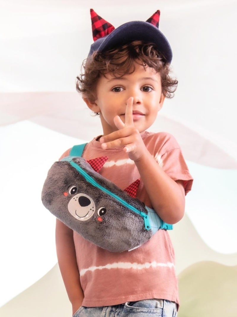 Sac banane Louis le loup Gris - Kiabi
