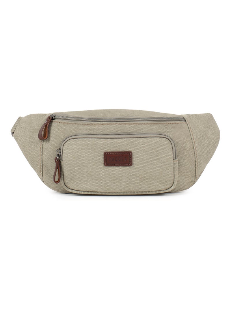Sac banane Luc Homme Gris moyen - Kiabi