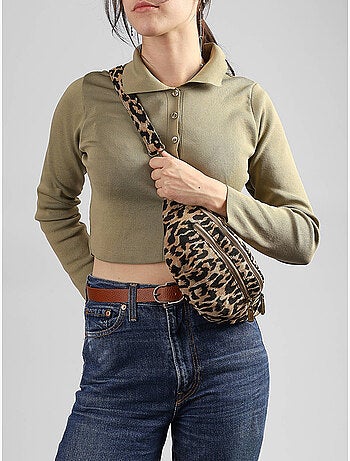 Sac banane mandoline coton melange