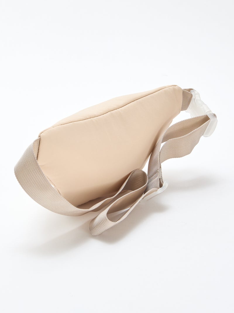 Sac banane matelassée Beige - Kiabi