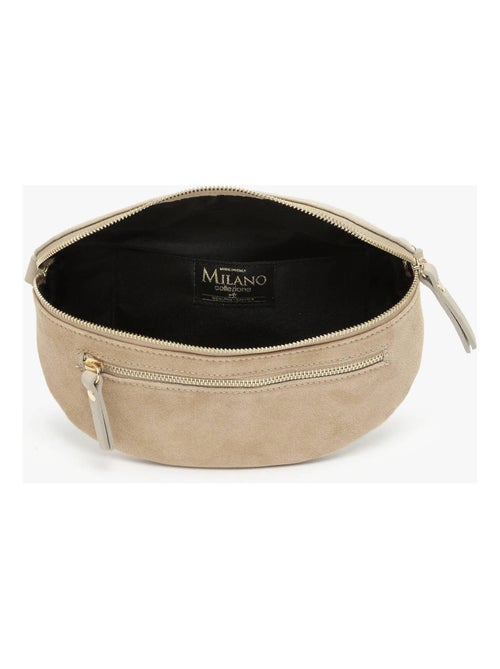 Sac Banane Milano Cuir De Vachette - Kiabi