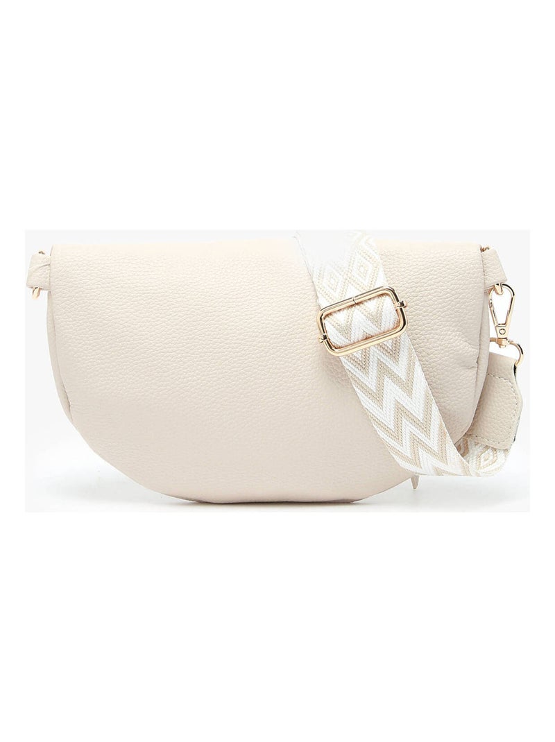 Sac Banane Miniprix Toile Enduite Beige - Kiabi